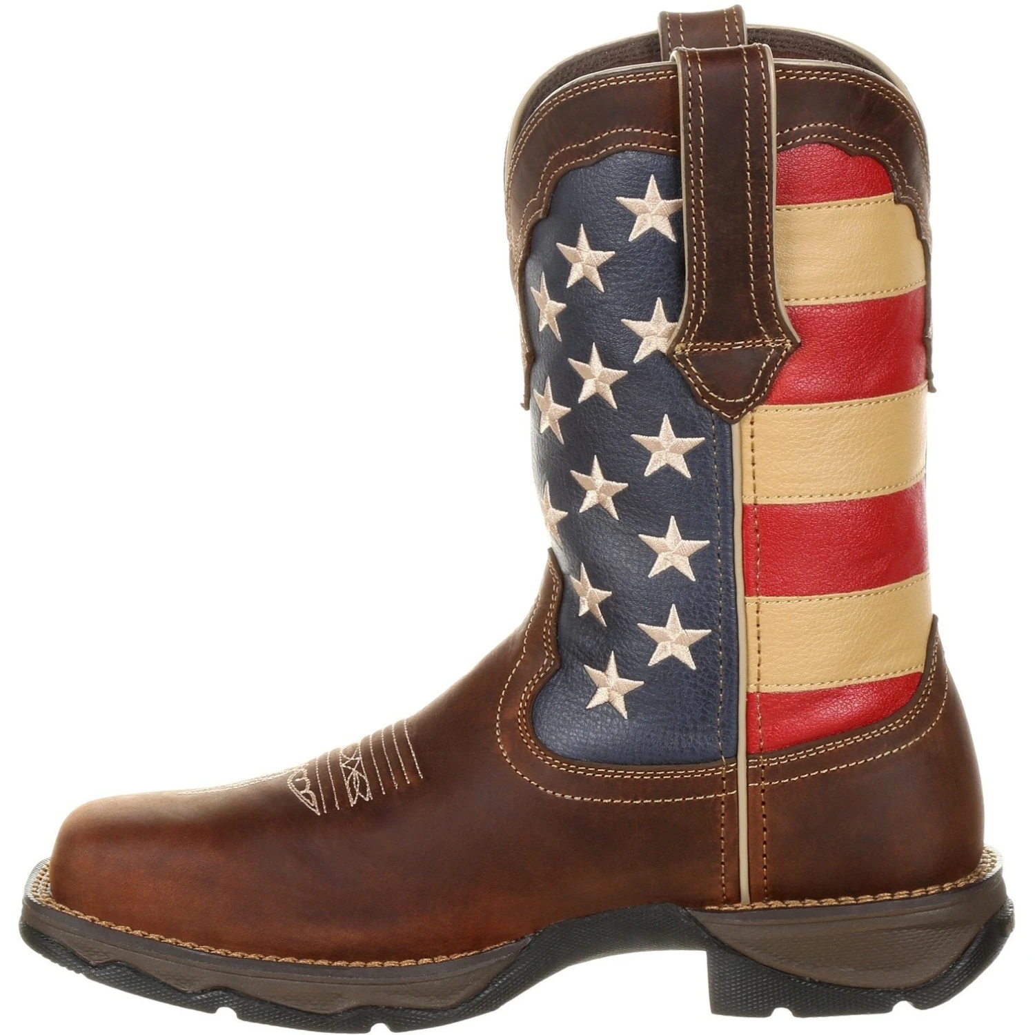 Durango Women's Lady Rebel 10" Steel Toe Patriotic Flag Work Boot 5 Durango Women's Lady Rebel 10" Steel Toe Patriotic Flag Work Boot - Image 3
