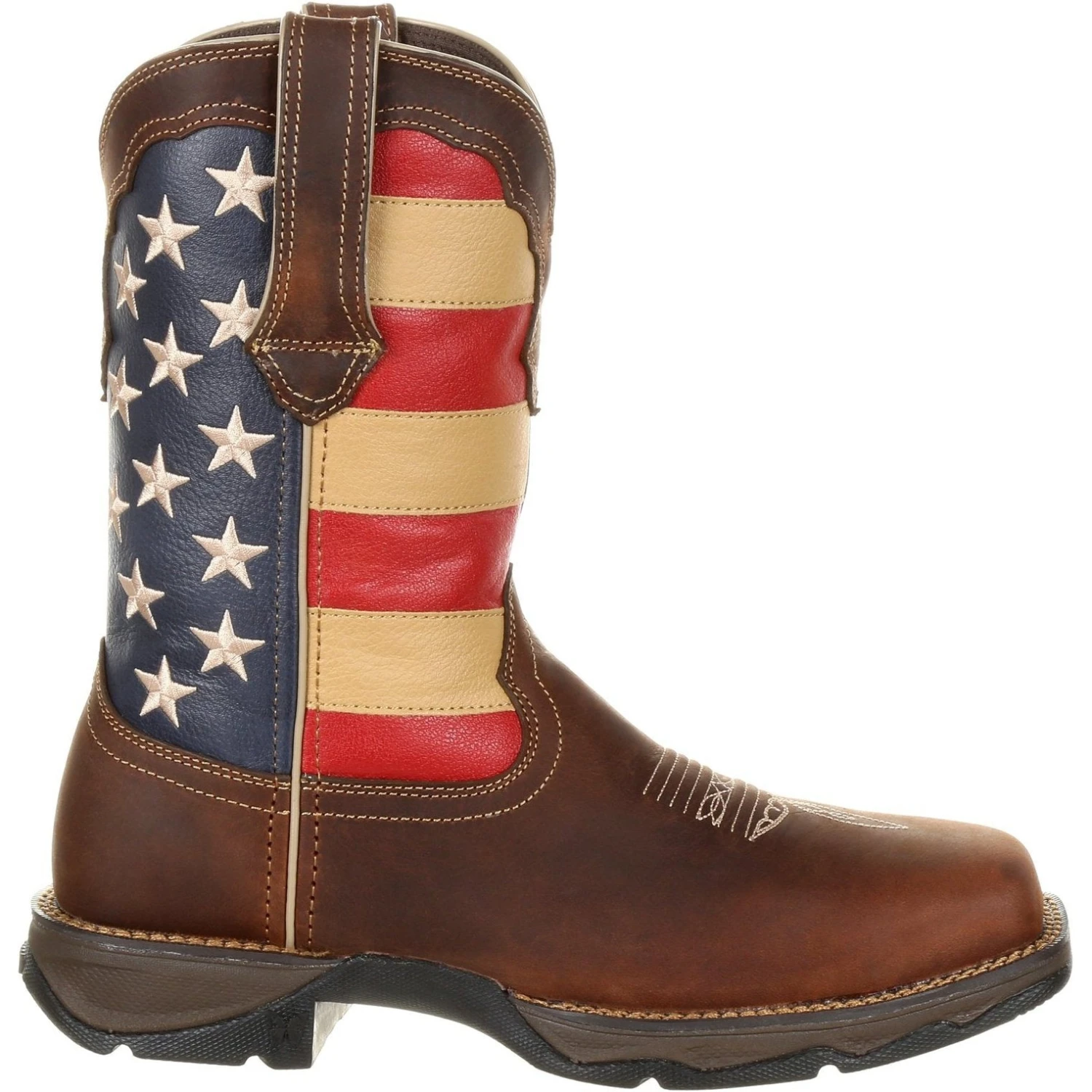 Durango Women's Lady Rebel 10" Steel Toe Patriotic Flag Work Boot 7 Durango Women's Lady Rebel 10" Steel Toe Patriotic Flag Work Boot - Image 5