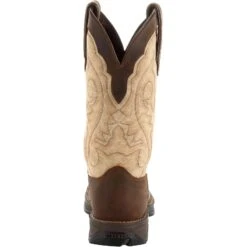 Durango Women's Lady Rebel 11" Square Toe Western Boot- Brown- DRD0332 -Boot Shop DRD0332 back
