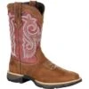 Durango Women's Lady Rebel 10" Sqr Toe Western Boot- Rusty Red- DRD0349 -Boot Shop DRD0349