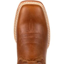 Durango Women's Arena Pro 12" Square Toe Western Boot Chestnut DRD0380 -Boot Shop DRD0380 birdseye