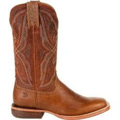 Durango Women's Arena Pro 12" Square Toe Western Boot Chestnut DRD0380 -Boot Shop DRD0380 profile