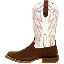 Durango Women's Lady Rebel Pro 12" Square Toe Ventilated Western Boot 11 Durango Women's Lady Rebel Pro 12" Square Toe Ventilated Western Boot -Boot Shop DRD0392 instep profile