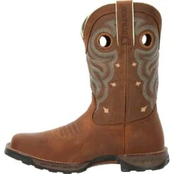 Durango Women's Maverick 10" Steel Toe WP Western Work Boot - DRD0416 12 Durango Women's Maverick 10" Steel Toe WP Western Work Boot - DRD0416 -Boot Shop DRD0416 instep profile