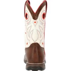 Durango Women's Maverick 10" Steel Toe WP Western Work Boot - DRD0418 11 Durango Women's Maverick 10" Steel Toe WP Western Work Boot - DRD0418 -Boot Shop DRD0418 back