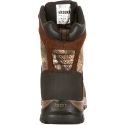 Rocky Men's Core 8" WP 400G Ins Outdoor Hunt Boot - Brown - FQ0004754 -Boot Shop FQ0004754 back