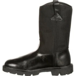 Rocky Men's Warden Pull-On Wellington Duty Boot - Black - FQ0006300 12 Rocky Men's Warden Pull-On Wellington Duty Boot - Black - FQ0006300 -Boot Shop FQ0006300 4