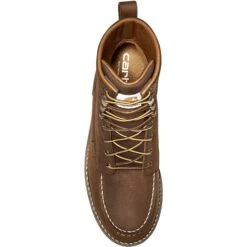 Carhartt Men's 8" WP Non Safety Toe Wedge Boot - Dark Brown - FW8095-M -Boot Shop FW8095 M8