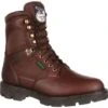 Georgia Men's Homeland 8" Stl Toe Waterproof Work Boot - Brown - G107 2 Georgia Men's Homeland 8" Stl Toe Waterproof Work Boot - Brown - G107 -Boot Shop G107 1