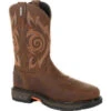 Georgia Men's Carbo-Tec LT 11" Stl Toe WP Western Boot -Brown- GB00264 -Boot Shop GB00264 1