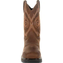 Georgia Men's Carbo-Tec LT 11" Stl Toe WP Western Boot -Brown- GB00264 -Boot Shop GB00264 4