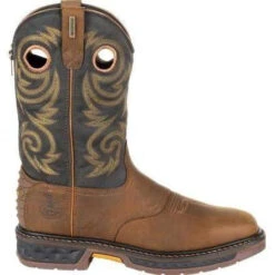Georgia Men's Carbo-Tec LT 11" Pull-On WP Western Boot -Brown- GB00266 13 Georgia Men's Carbo-Tec LT 11" Pull-On WP Western Boot -Brown- GB00266 -Boot Shop GB00266 3