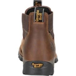 Georgia Men's Eagle One Soft Toe WP Chelsea Work Boot - Brown - GB00315 12 Georgia Men's Eagle One Soft Toe WP Chelsea Work Boot - Brown - GB00315 -Boot Shop GB00315 back