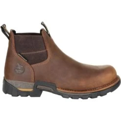 Georgia Men's Eagle One Soft Toe WP Chelsea Work Boot - Brown - GB00315 13 Georgia Men's Eagle One Soft Toe WP Chelsea Work Boot - Brown - GB00315 -Boot Shop GB00315 profile