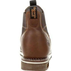 Georgia Men's Wedge Chelsea Soft Toe WP Wedge Work Boot - Brown - GB00352 -Boot Shop GB00352 5