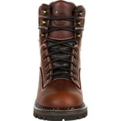 Georgia Women's AMP LT Logger Alloy Toe WP Work Boot - Brown - GB00428 14 Georgia Women's AMP LT Logger Alloy Toe WP Work Boot - Brown - GB00428 -Boot Shop GB00428 4