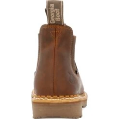 Georgia Women's Giant Revamp 5" WP Pull-On Chelsea Boot Brown- GB00432 -Boot Shop GB00432 back