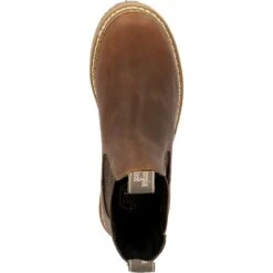 Georgia Women's Giant Revamp 5" WP Pull-On Chelsea Boot Brown- GB00432 -Boot Shop GB00432 birdseye