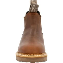 Georgia Women's Giant Revamp 5" WP Pull-On Chelsea Boot Brown- GB00432 -Boot Shop GB00432 front