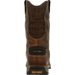 Georgia Men's Athens 360 11" Soft Toe WP Work Boot - Brown - GB00441 11 Georgia Men's Athens 360 11" Soft Toe WP Work Boot - Brown - GB00441 -Boot Shop GB00441 back