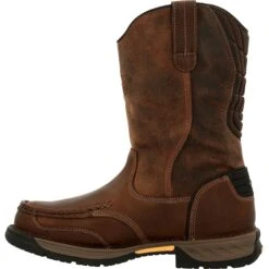 Georgia Men's Athens 360 11" Soft Toe WP Work Boot - Brown - GB00441 12 Georgia Men's Athens 360 11" Soft Toe WP Work Boot - Brown - GB00441 -Boot Shop GB00441 instep profile