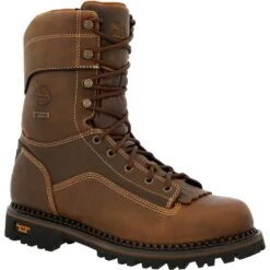 Georgia Men's AMP LT Low Heel Logger 9" Soft Toe WP Work Boot- GB00472
