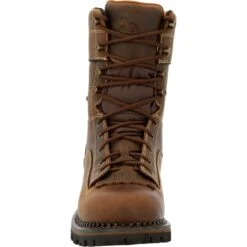 Georgia Men's AMP LT Low Heel Logger 9" Comp Toe WP Work Boot- GB00473 -Boot Shop GB00473 front