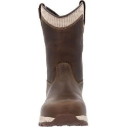 Georgia Women's Eagle Trail 10" WP Alloy Toe Work Boot -Brown- GB00557 -Boot Shop GB00557 3 LARGE ef57730a e809 43cd 9f4d 678d25ab4273