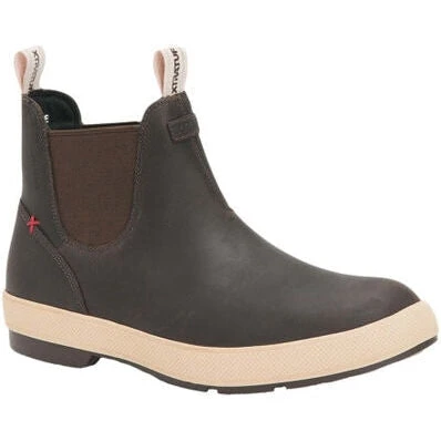 Xtratuf Men's Legacy WP Slip Resis Leather Chelsea Boot -Brown- LCM900 3 Xtratuf Men's Legacy WP Slip Resis Leather Chelsea Boot -Brown- LCM900