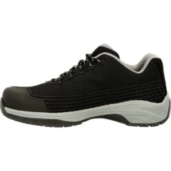 Michelin Men's Latitude Tour Alloy Toe Athletic Work Shoe Black MIC0003 -Boot Shop MIC0003 instep profile