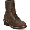 Chippewa Men's Classic 2.0 8" Soft Toe Lace Up Work Boot -Brown- NC2090 -Boot Shop NC2090 1000x1000 1