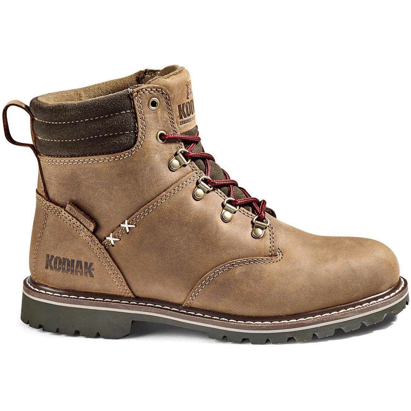 Kodiak Women's Bralorne 6" WP Slip Resist Safety Work Boot -Brown- 4TDSBN 4 Kodiak Women's Bralorne 6" WP Slip Resist Safety Work Boot -Brown- 4TDSBN - Image 2