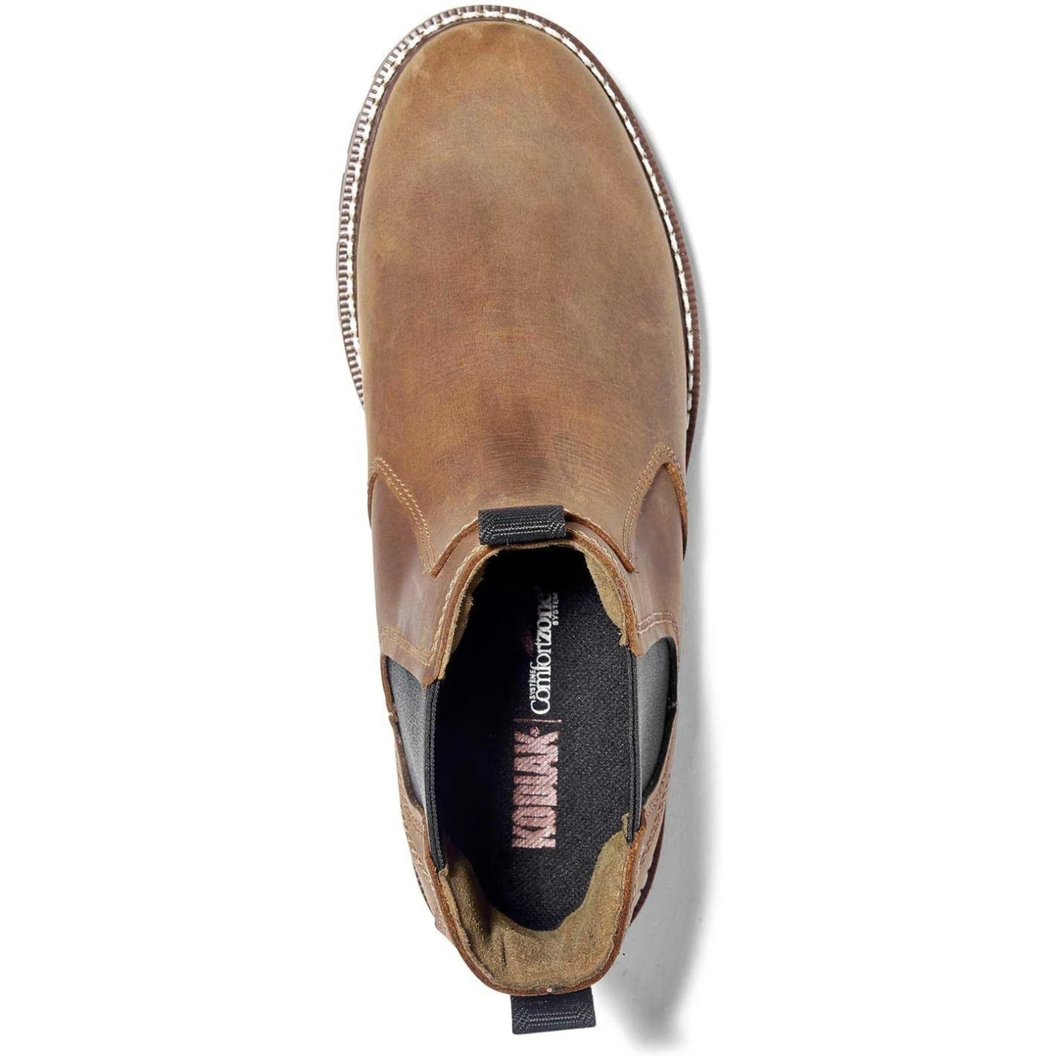 Kodiak Women's Bralorne WP Slip Resist Chelsea Work Boot -Brown- 4TEABN 8 Kodiak Women's Bralorne WP Slip Resist Chelsea Work Boot -Brown- 4TEABN - Image 7