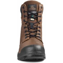 Kodiak Men's Greb 8" ST 200G Slip Resist Safety Work Boot -Brown- 4TH3BN -Boot Shop PS KD 4TH3BN F