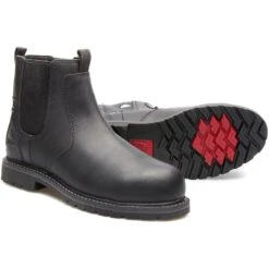 Kodiak Women's Bralorne CT Waterproof Chelsea Work Boot -Black- K4TDBK -Boot Shop PS KD K4TDBK P