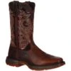 Durango Women's Lady Rebel 10" Steel Toe Western Boot - Brown - RD3315 -Boot Shop RD3315