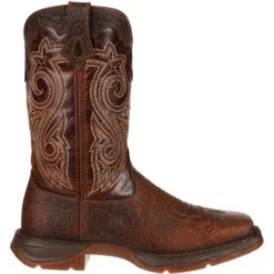 Durango Women's Lady Rebel 10" Steel Toe Western Boot - Brown - RD3315 -Boot Shop RD3315 profile