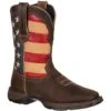 Durango Women's Lady Rebel Patriotic 10" Square Toe Western Flag Boot RD4414 -Boot Shop RD4414