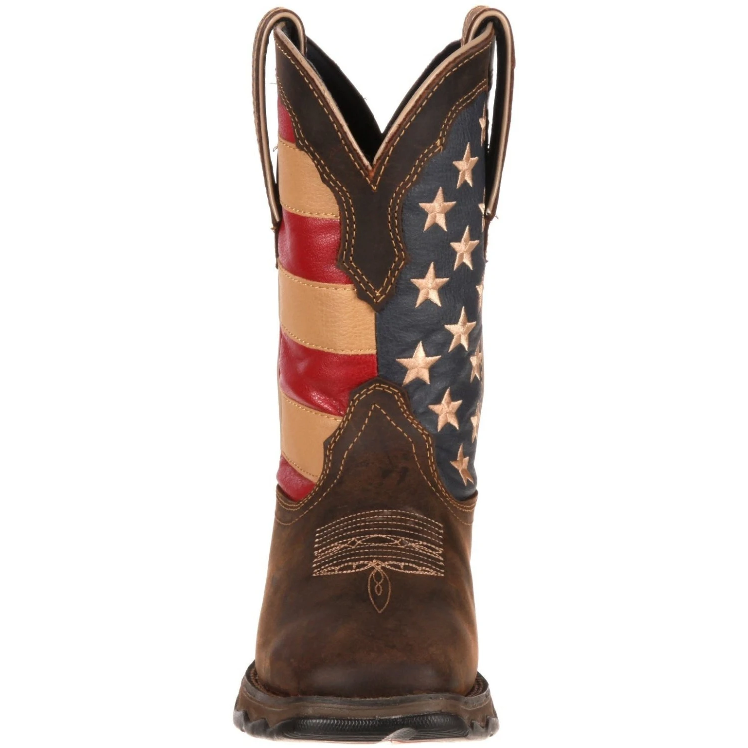 Durango Women's Lady Rebel Patriotic 10" Square Toe Western Flag Boot RD4414 4 Durango Women's Lady Rebel Patriotic 10" Square Toe Western Flag Boot RD4414 - Image 2