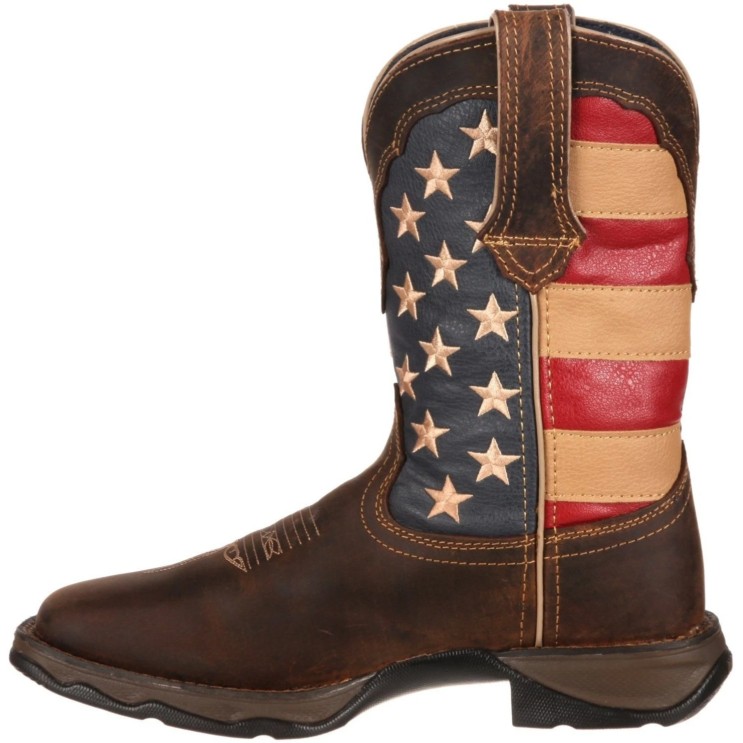 Durango Women's Lady Rebel Patriotic 10" Square Toe Western Flag Boot RD4414 5 Durango Women's Lady Rebel Patriotic 10" Square Toe Western Flag Boot RD4414 - Image 3
