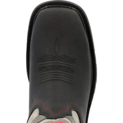 Rocky Women's Red Line 10" Square Toe Western Work Boot Black- RKD0089 -Boot Shop RKD0089 birdseye