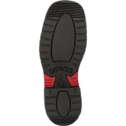 Rocky Women's Red Line 10" Square Toe Western Work Boot Black- RKD0089 -Boot Shop RKD0089 outsole