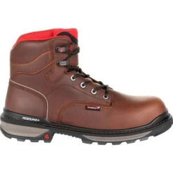 Rocky Men's Rams Horn 6" Comp Toe WP Work Boot - Brown - RKK0257 -Boot Shop RKK0257 3