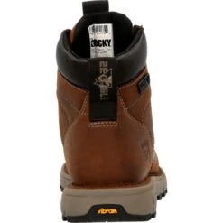Rocky Women's Legacy 32 6" Soft Toe WP Work Boot - Brown - RKK0349 -Boot Shop RKK0349 back