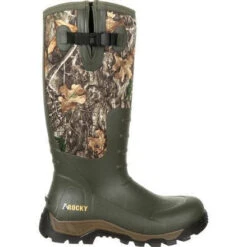 Rocky Men's Sport Pro Rubber 16" WP Side Zip Hunt Boot- Camo - RKS0383 -Boot Shop RKS0383 3