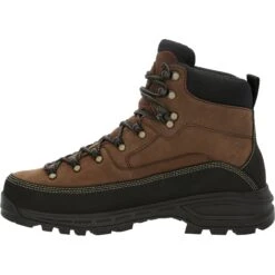 Rocky Men's MTN Stalker Pro 6" WP Hiker Mountain Boot- Brown - RKS0527 -Boot Shop RKS0527 instep profile