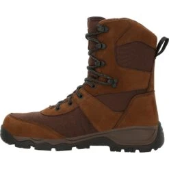 Rocky Men's Red Mountain 8" WP 400G Ins Hunting Boot - Brown - RKS0546 12 Rocky Men's Red Mountain 8" WP 400G Ins Hunting Boot - Brown - RKS0546 -Boot Shop RKS0546 instep profile