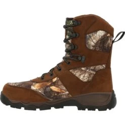 Rocky Men's Red Mountain 8" WP 800G Ins Hunting Boot- Realtree- RKS0547 -Boot Shop RKS0547 instep profile