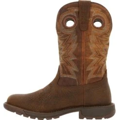 Rocky Men's Legacy 32 11" Square Toe WP Western Boot - Brown - RKW0355 -Boot Shop RKW0355 instep profile