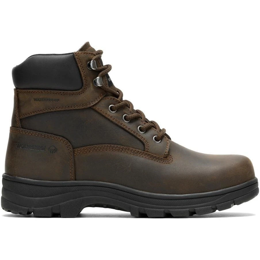 Wolverine Men's Carlsbad Steel Toe WP Work Boot - Brown - W230063 3 Wolverine Men's Carlsbad Steel Toe WP Work Boot - Brown - W230063